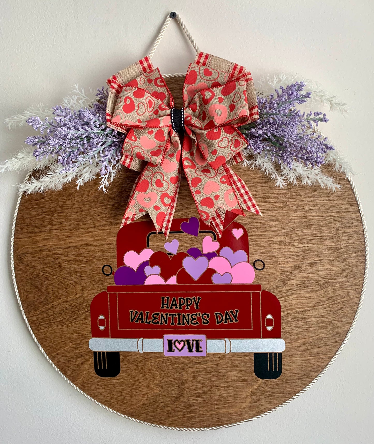 Happy Valentine’s Day Retro Truck